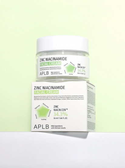 Себорегулирующий крем с цинком и ниацинамидом для проблемной кожи «Zinc Niacinamide Facial Cream»