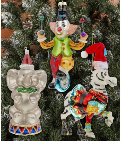 Набор игрушек ёлочных «Цирк»