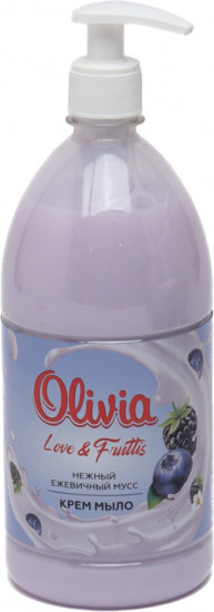 Жидкое крем-мыло для рук «Нежный ежевичный мусс»