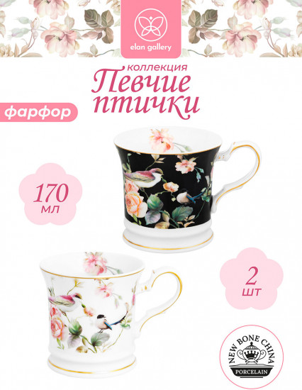 Набор кружек «Певчие птички»