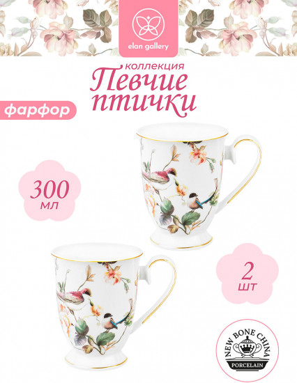 Набор кружек «Певчие птички»