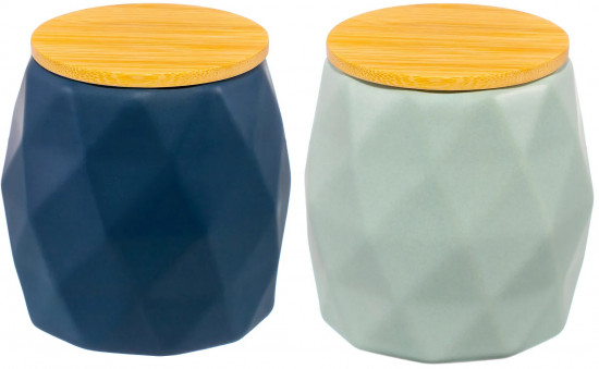 Набор банок для сыпучих продуктов с крышками