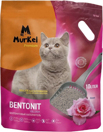 Наполнитель бентонитовый комкующийся Elita «Роза»