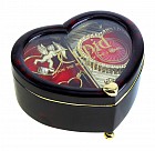 Шкатулка музыкальная «Сердце» механическая