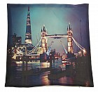 Наволочка декоративная «Бридж» (40х40 см, велюр, полиэстр)