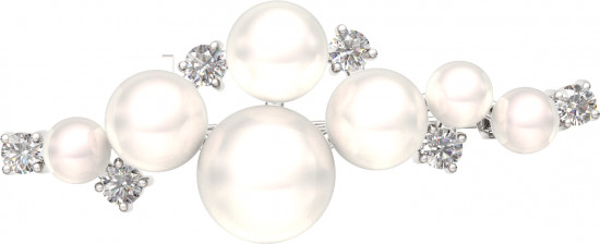 Брошь из серебра