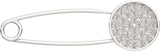 Брошь из серебра