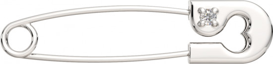 Брошь из серебра