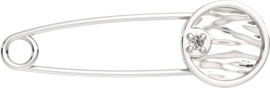 Брошь из серебра