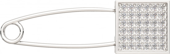 Брошь из серебра