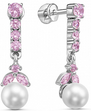 Серьги-пусеты из серебра