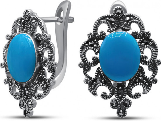 Серьги из серебра