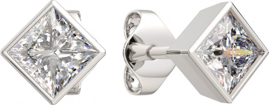 Серьги-пусеты из серебра