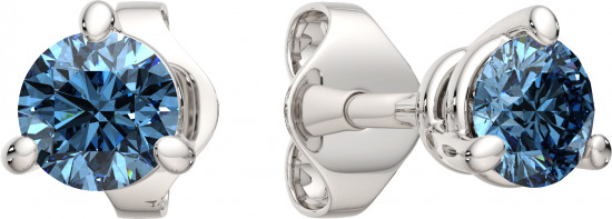 Серьги-пусеты из серебра