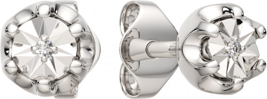 Серьги-пусеты из серебра