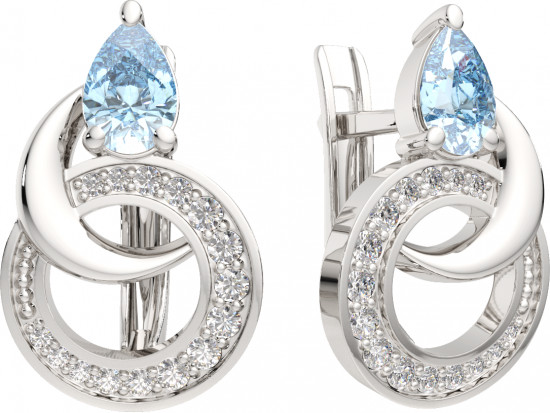 Серьги из серебра
