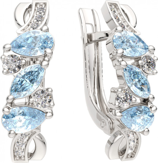 Серьги из серебра