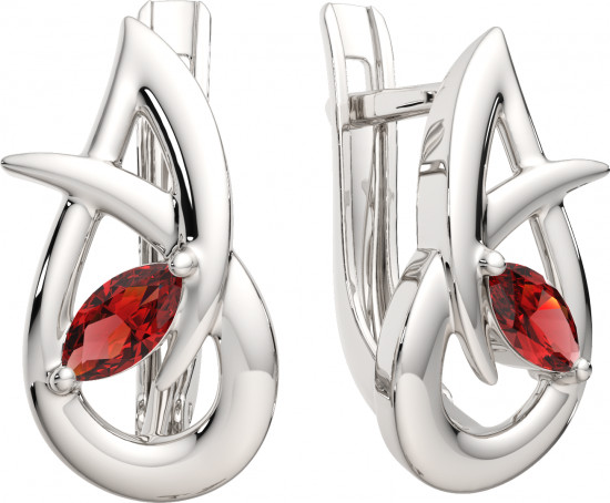 Серьги из серебра