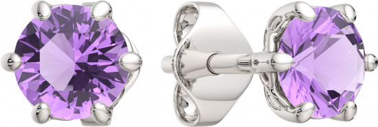 Серьги-пусеты из серебра