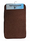 Коврик для ванной коричневый, 40 х 60 см