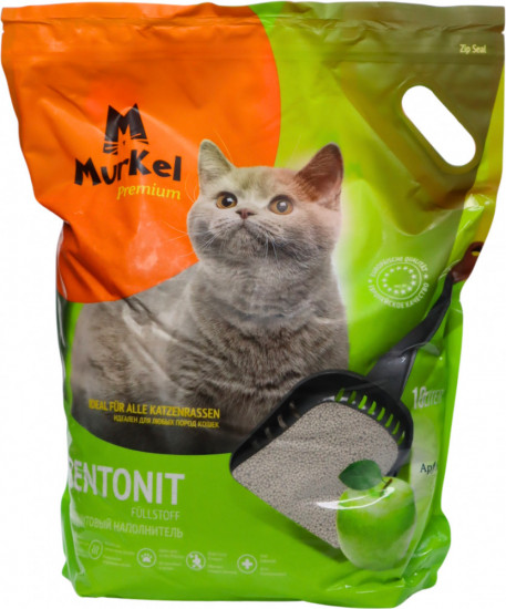 Наполнитель бентонитовый комкующийся в форме шариков «Яблоко»