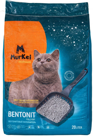 Наполнитель бентонитовый комкующийся в форме шариков «Сакура»