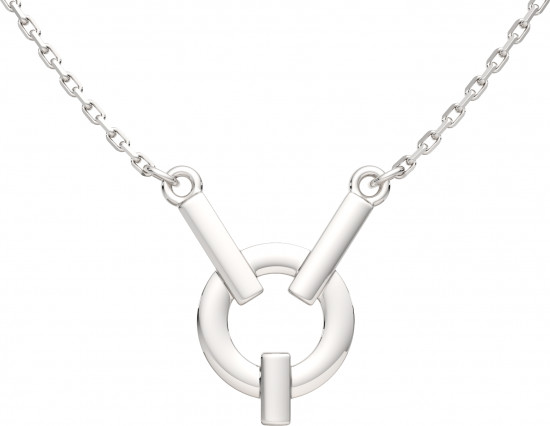 Колье из серебра