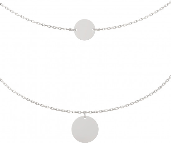 Колье из серебра