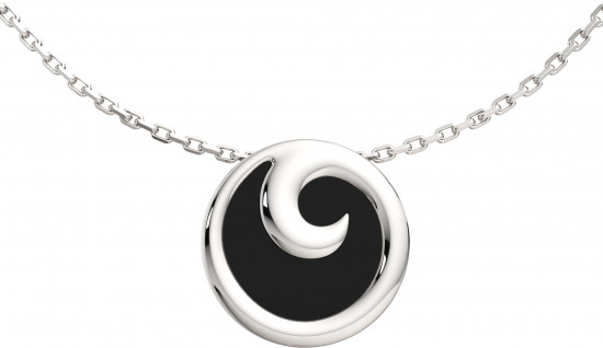 Колье из серебра