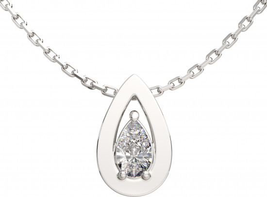 Колье из серебра