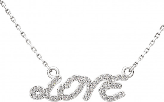 Колье из серебра