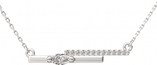 Колье из серебра