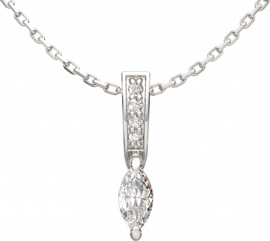 Колье из серебра