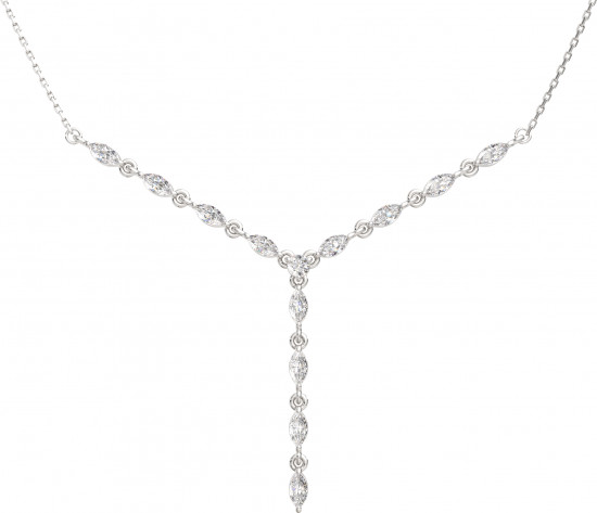 Колье из серебра