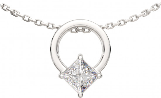 Колье из серебра