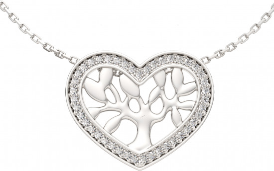 Колье из серебра