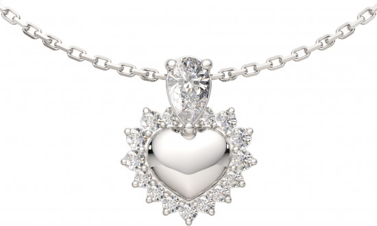 Колье из серебра