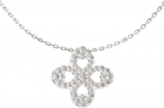 Колье из серебра