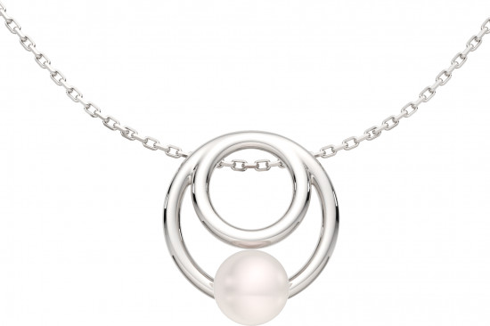 Колье из серебра