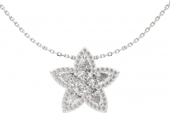 Колье из серебра