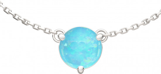 Колье из серебра