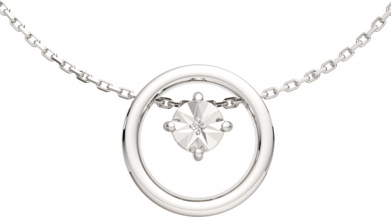 Колье из серебра