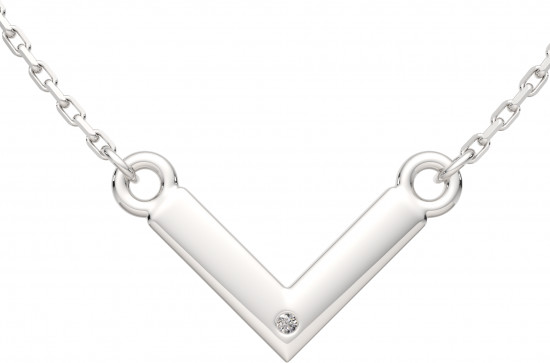 Колье из серебра