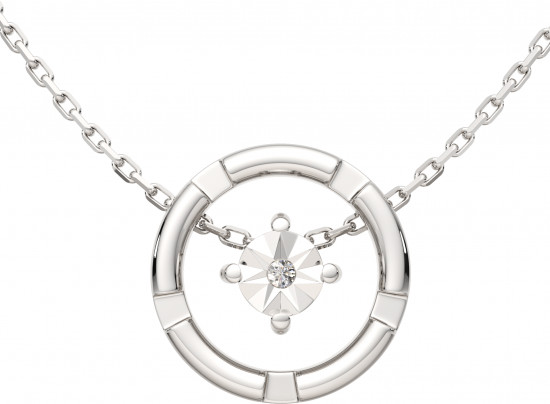 Колье из серебра