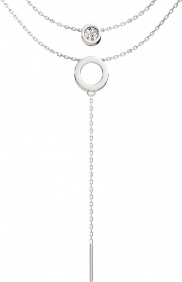 Колье из серебра