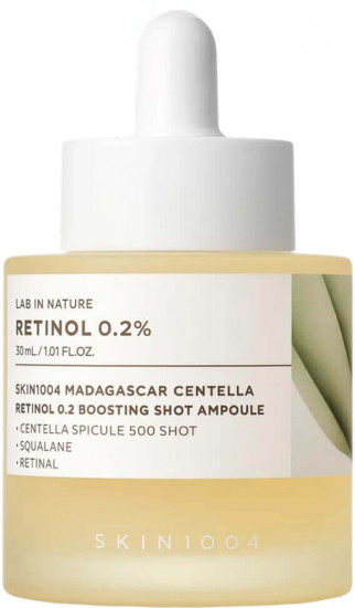 Ампула-бустер с ретинолом «Madagascar Centella Retinol 0.2 Boosting Shot Ampoule»