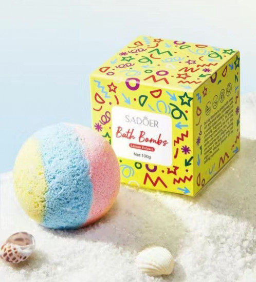 Бомбочка для ванны с ароматом лимона