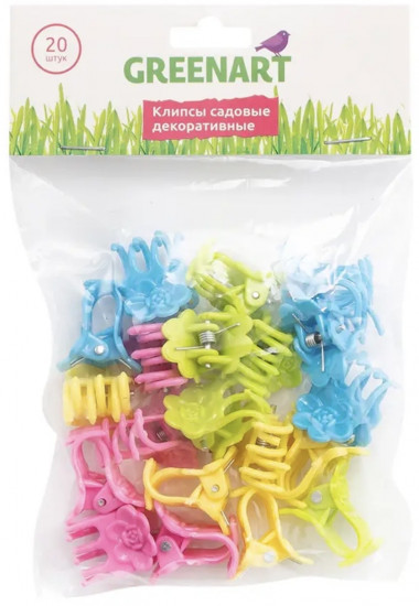 Комплект клипс садовых декоративных