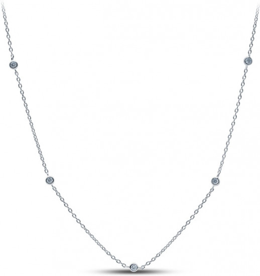 Колье из серебра