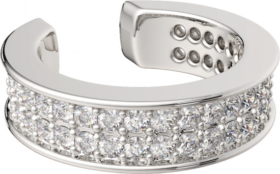 Серьга из серебра